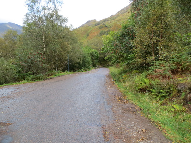 Departing The Car Park At The End Of The Peter Wood Geograph