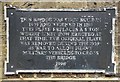 Plaque on the Rockingham Road bridge over the Fray River