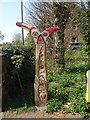 Millennium milepost, Dumfries Station