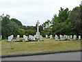 War memorial and graves, Croydon Cemetery