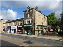 SD9324 : Shops on Halifax Road, Todmorden by Stephen Craven