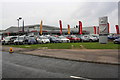 Honda dealership at B1174 / Tollemache Road (North) junction