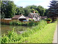 Pond east of  the church at Halvergate