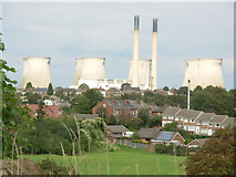 SE4724 : Ferrybridge C - the Missing Cooling Tower by Phillip Beadham