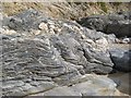 Folded rocks