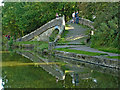 Bridge across canal arm entrance, High Lane, Stockport