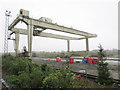 W7472 : Container crane on the outskirts of Cork by Gareth James
