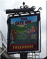 Sign for the Gate Inn, Upper Brailes