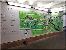 NS4864 : Mural in Paisley Gilmour Street railway station by Thomas Nugent