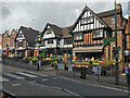 TQ3952 : Shops and restaurants, Station Road East, Oxted by Robin Webster