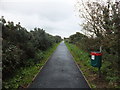 SC3190 : Heritage trail along the former Manx Northern Railway track by Richard Hoare