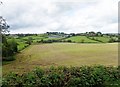 Harvested hay field between Mullaghduff Road and the County Water river