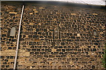 NZ3365 : St Paul, Jarrow - south wall of chancel by David Kemp