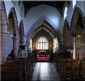 SJ7038 : Church of St Chad - Nave and Chancel Arch by Bob Harvey