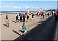 The finish line, Minehead Triathalon, 2019