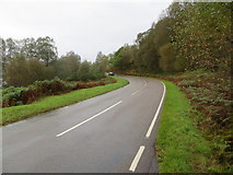 NN1361 : Road (B863) beside Caolas nan Con (Loch Leven) by Peter Wood