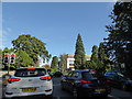 Road junction and traffic lights at the top end of the Avenue, Southampton