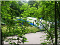 Footbridge over the River Kelvin from the path from Kelvin Drive