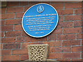 Blue plaque on 14 Hanover Square