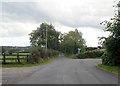 The Donaldsons Road junction on an acute bend in the B135 (Cloghoge Road)