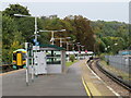 Train leaving Caterham station