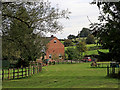 Grassy area near Denford in Staffordshire