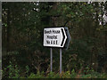 Roadsign on the A142 Fordham Road