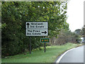 Roadsign on the A142 Fordham Road