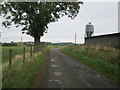 Minor  road  going  around  Brownmoor  farm