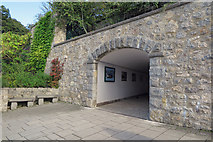 SH8072 : Underpass entrance: Bodnant by Dylan Moore