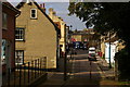 Stowmarket: view down Crowe Street into town from the Museum of East Anglian Life entrance