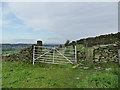 SE1131 : Gate and stile on the Bronte Way by Stephen Craven