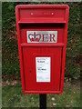 TL9331 : Wormingford Post Office Postbox by Geographer