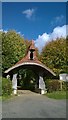 TM3865 : St Mary and St Peter's church, Kelsale: lych-gate by Helena Hilton