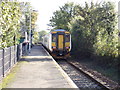 Railway Train 156422 at Bures Railway Station