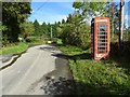 Telephone box at Upper Lye