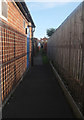 NZ7818 : Alley at back of houses on Seaton Crescent, Staithes by habiloid