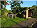 SO5900 : Bus stop and shelter on the A48, Woolaston by JThomas