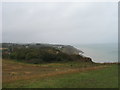 Overstrand from coast path seat