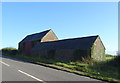 Stone barns on the A48