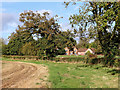 SO8398 : Farmland bynear Great Moor House in Staffordshire by Roger  D Kidd