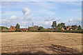 Stubble field by The Clive in Staffordshire