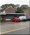 Vehicles parked outside Kip McGrath Education Centre, Cardiff