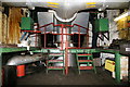 SD5705 : Trencherfield Mill - steam engine, below the driving floor by Chris Allen