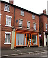 Orange shop front, Market Street, Craven Arms