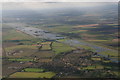 Fen and flooded Ouse washes near Mepal: aerial 2019