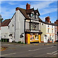 Yellow shop front, 73 Etnam Street, Leominster