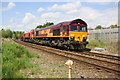 Freight train heading south on Northallerton station avoiding line