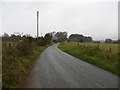 NJ7612 : Minor road approaching Bogfold by Peter Wood