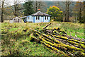 Pale blue cottage